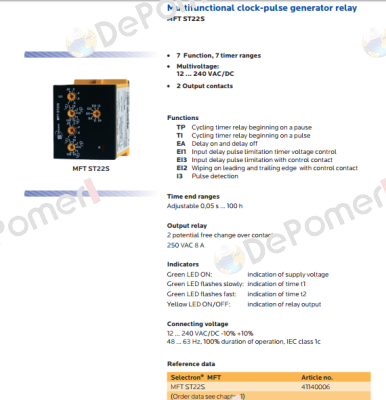 MFT ST22S Selectron