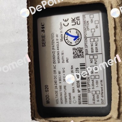 P/N: S4C010109, Type: J4C-S20 J+J Automation