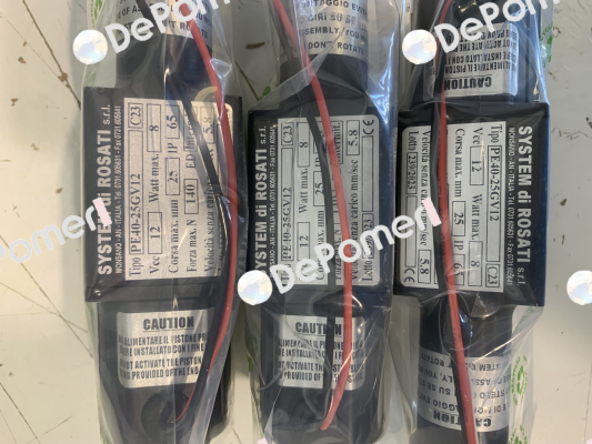 PE40-25GV12 System di Rosati