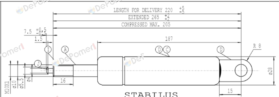 5231HD Stabilus