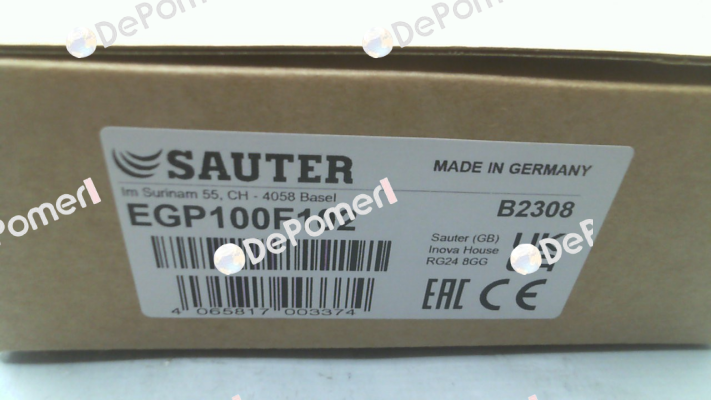 EGP100F102 Sauter