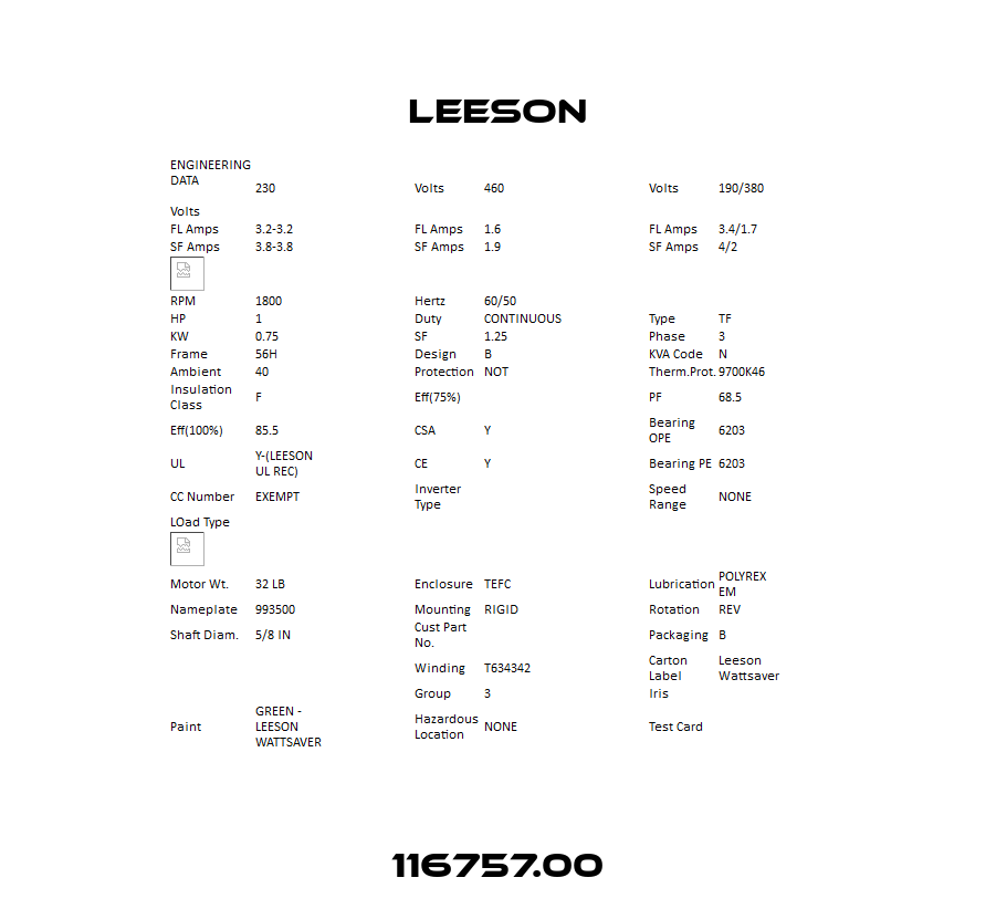 116757.00 Leeson