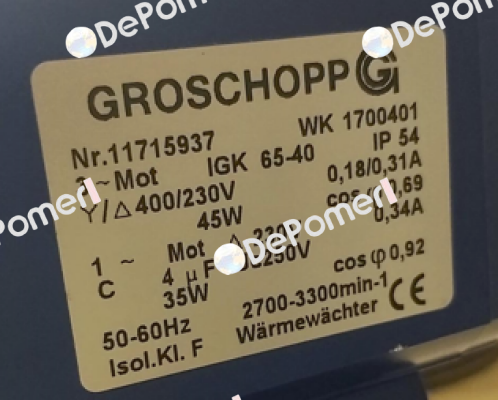 IGKU 65 40 Groschopp