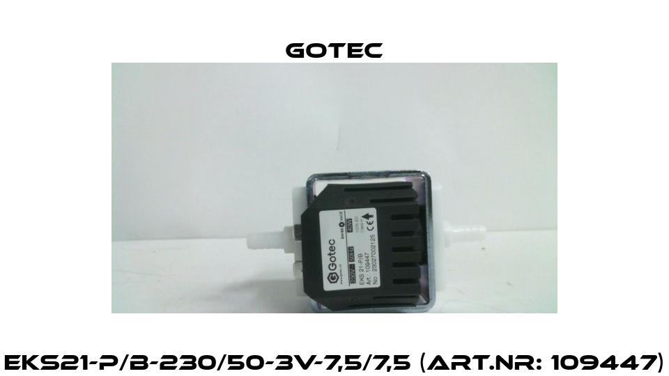 EKS21-P/B-230/50-3V-7,5/7,5 (Art.nr: 109447) Gotec