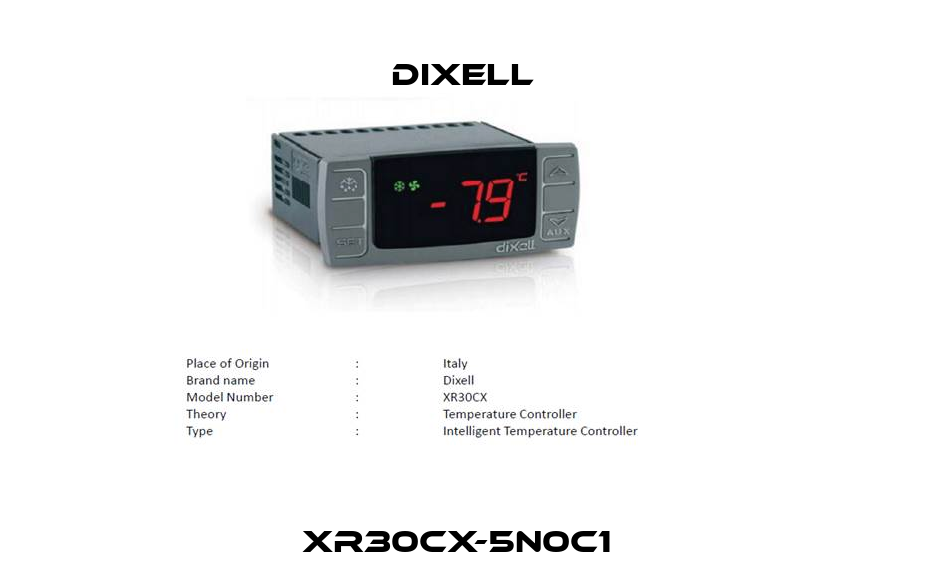 XR30CX-5N0C1  Dixell
