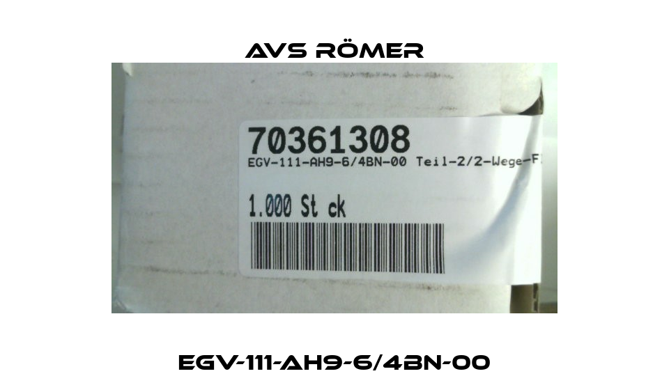 EGV-111-AH9-6/4BN-00 Avs Römer