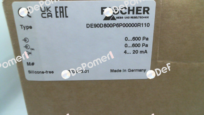 DE90D800P6P00000R112 Fischer Mess Regeltechnik