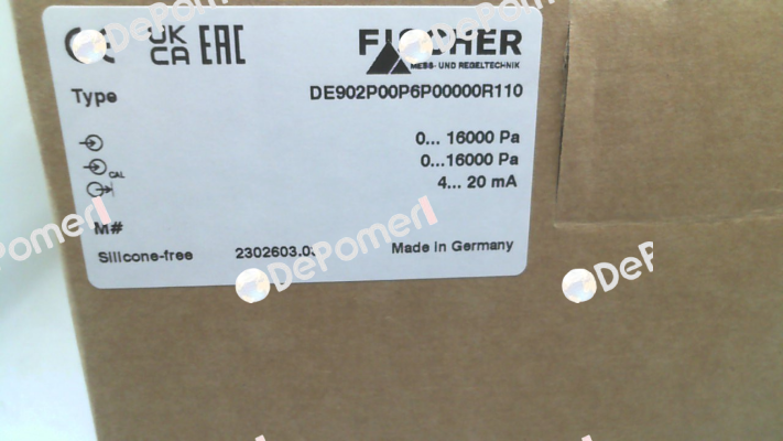 DE902P00P6P00000R112 Fischer Mess Regeltechnik