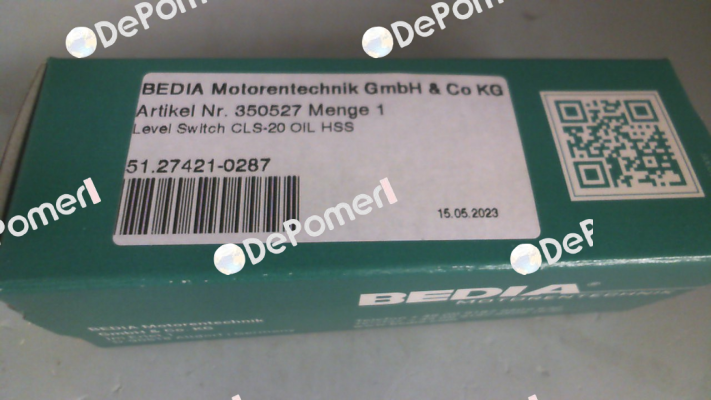 P/N: 350527 Type: CLS-20 Bedia