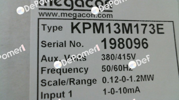 KPM13M173E Megacon