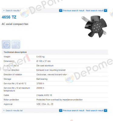 4656TZ EBM Papst