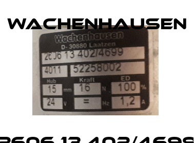 2606 13 402/4699 Wachenhausen