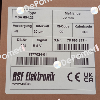 MSA654.23 Rsf Elektronik