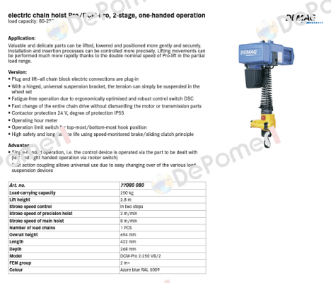 77080 080 Demag