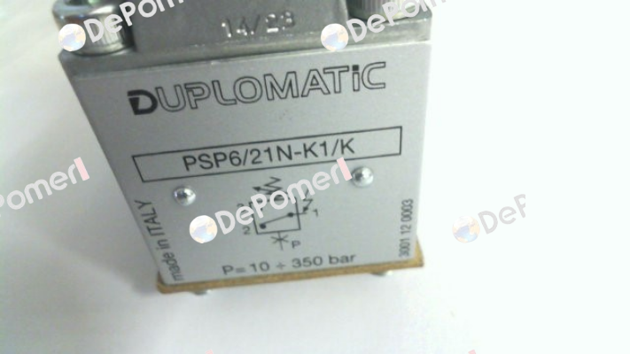 DLD 72000300523 / PSP - 6 / 21 N - K1 / K Duplomatic