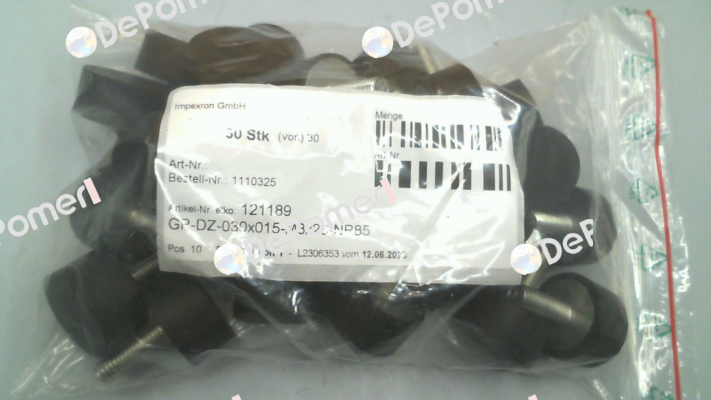 GP-DZ-TYP D 030X015-M8X23-NR85 Elko