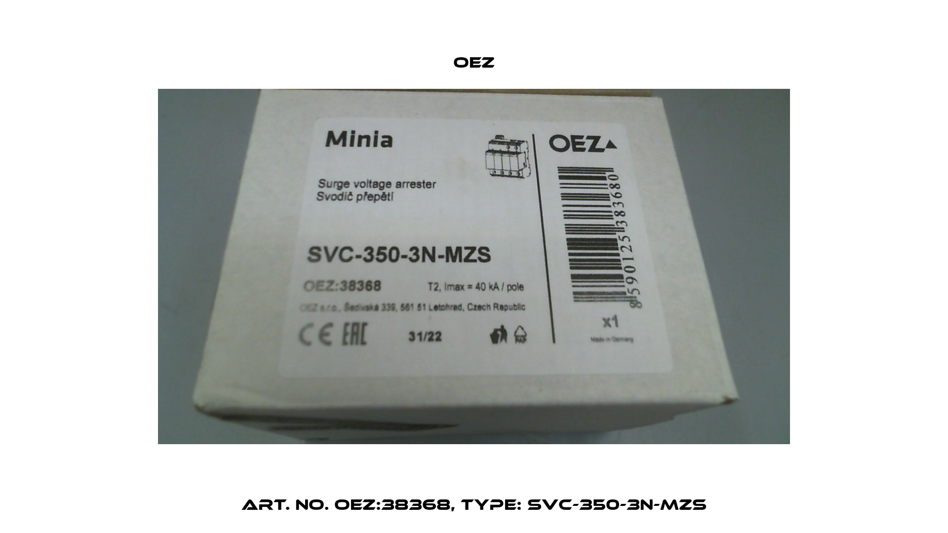 Art. No. OEZ:38368, Type: SVC-350-3N-MZS OEZ