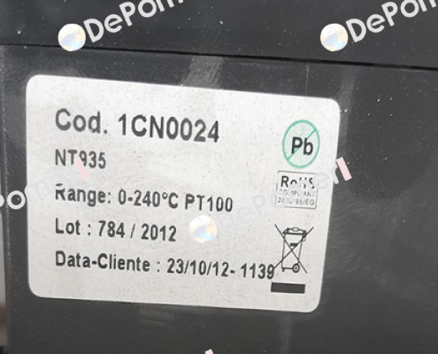 P/N: 1CN0131 Type: NT935 Tecsystem