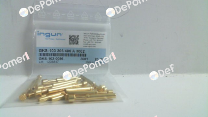 GKS-103 206 400 A 3002 Ingun