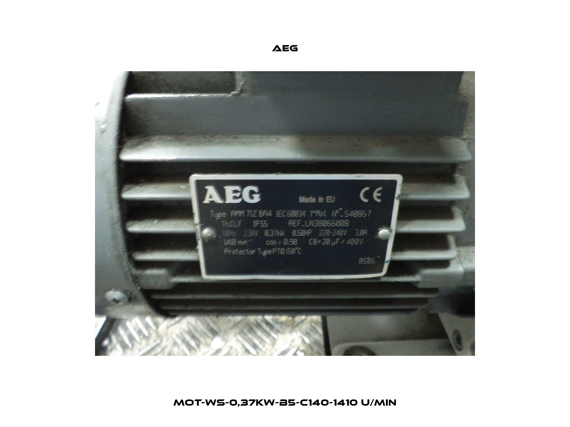 MOT-WS-0,37KW-B5-C140-1410 U/min AEG