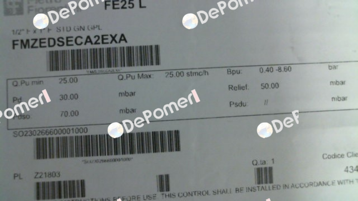 FMZEDSECA2EXA /  S/N 201506514466 Pietro Fiorentini