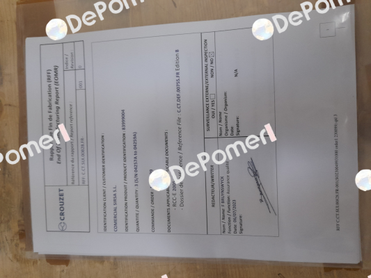 CSVSWI40/ costs EOMR (ref 83999004) Crouzet