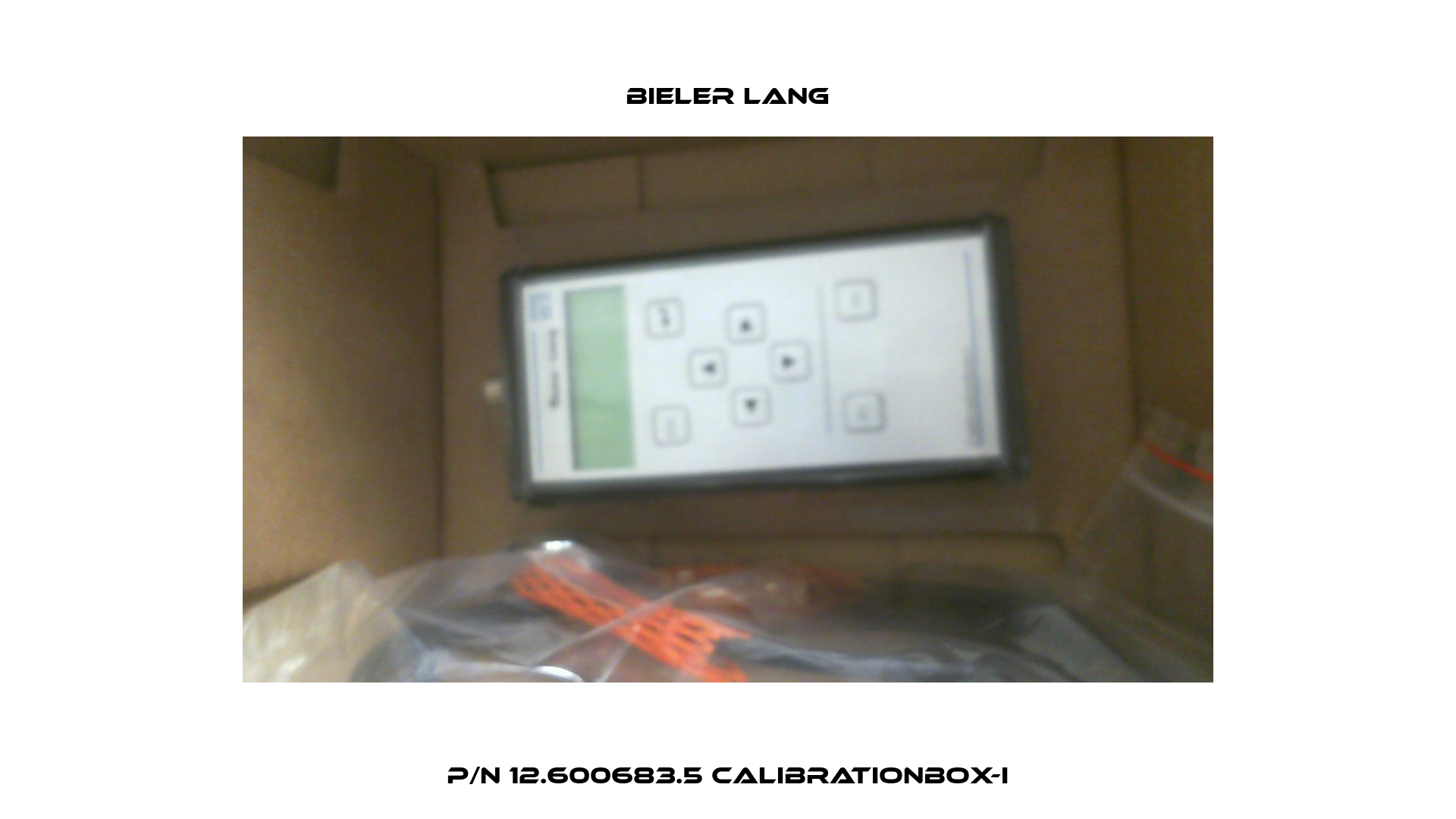 p/n 12.600683.5 Calibrationbox-I Bieler Lang