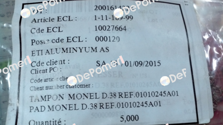 Article ECL:1-11-189-99 for M 400 L  MATTEI