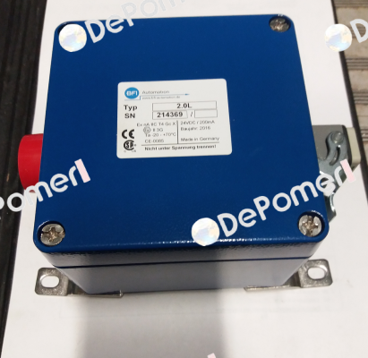 2.0L SN:214369 BFI AUTOMATION
