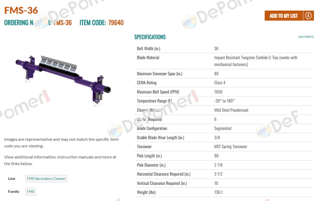 FMS-36 Flexco