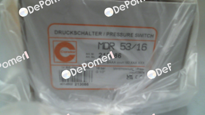 P/N: 213086, Type: MDR 53/16 (F0131-6692) Condor
