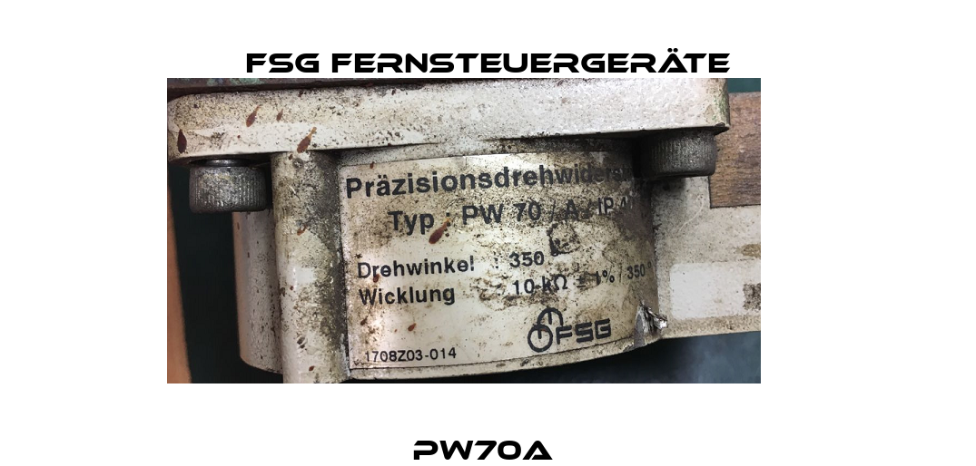 PW70A  FSG Fernsteuergeräte