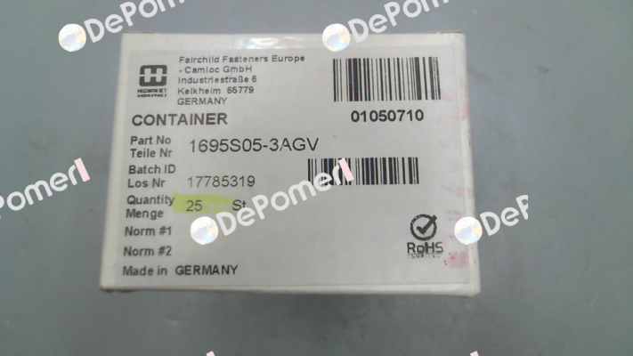 1695 S 05-3 AGV Fairchild
