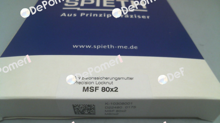 MSF 80x2 (K-10308001) Spieth
