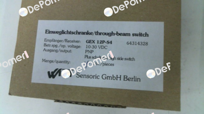 GEX 12P-S4 / 64314328 Witt Sensoric