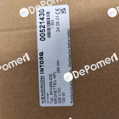 00521430 /  KPL BFK458-20E 205V 260NM Kendrion