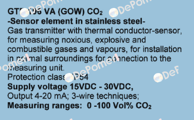 GTR 196 VA (GOW) CO2     Ados