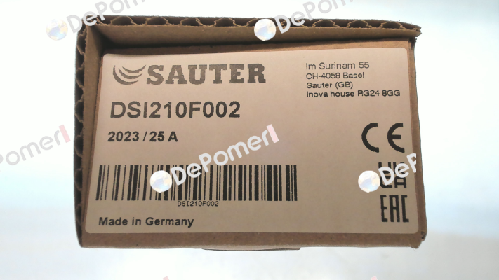 DSI210F002 Sauter